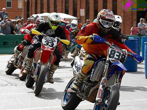 تصویر مسابقه موتورسواری سوپرموتو-  مسابقات موتورسواری