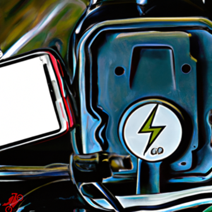 a close up shot of a motorcycle charger 512x512 21486574