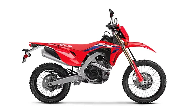 9 تا از بهترین موتورهای دو منظوره (Dual Sport) در سال 2025: 7 crf450rl-red-dual-sport