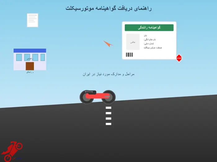 گواهینامه موتورسیکلت 1404